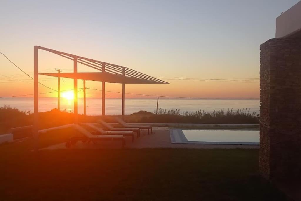 Cristelia Seafront & Pool Villa Lahaniá Kültér fotó