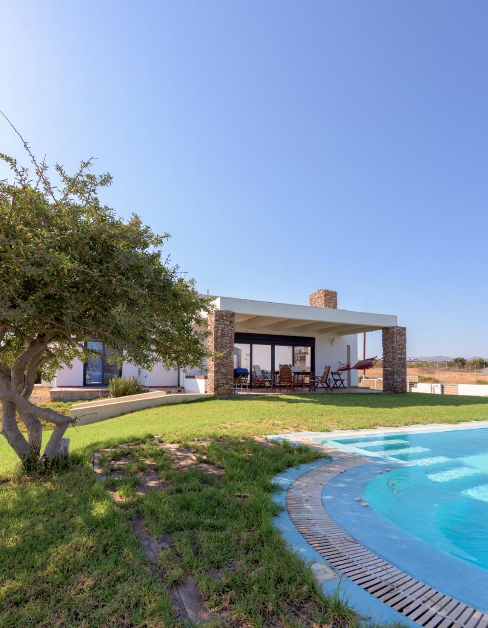 Cristelia Seafront & Pool Villa Lahaniá Kültér fotó