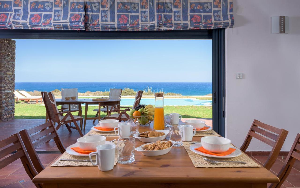 Cristelia Seafront & Pool Villa Lahaniá Kültér fotó