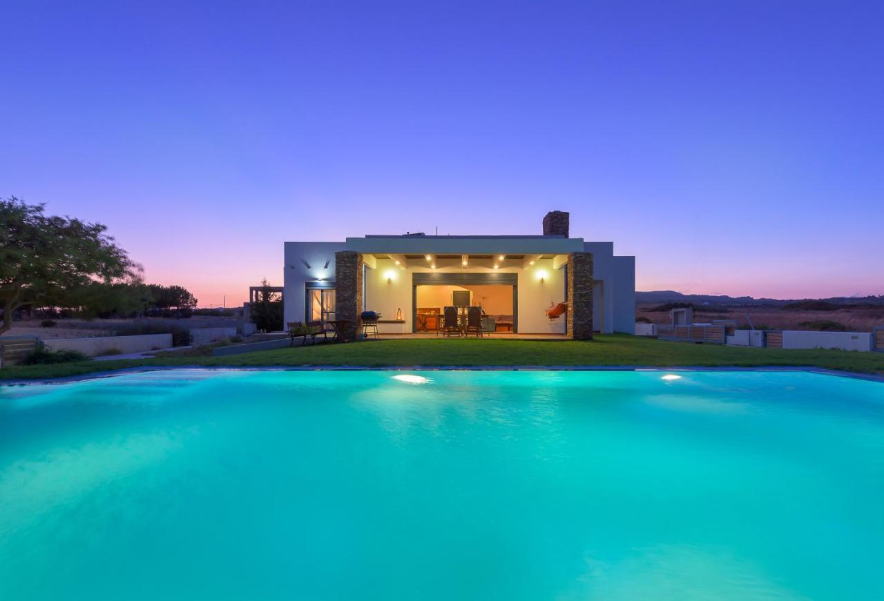 Cristelia Seafront & Pool Villa Lahaniá Kültér fotó